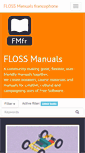 Mobile Screenshot of flossmanualsfr.net